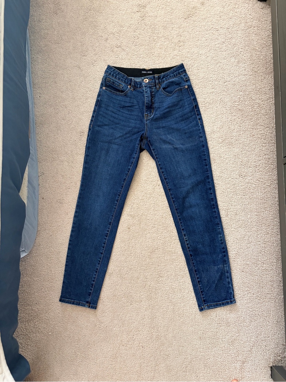 Tribal High-Rise Jeans